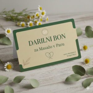 Darilni Bon za Masažo v Paru